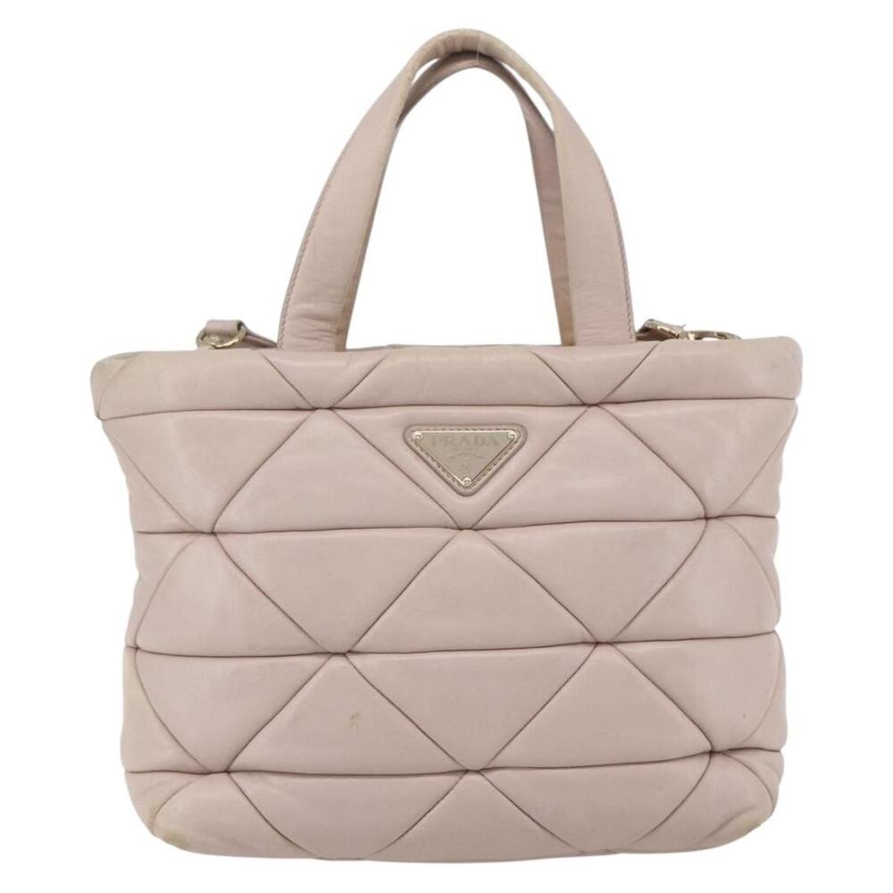 Prada Leather Handbag Pink
